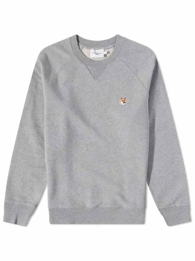 Fox Head Patch Classic Sweatshirt Grey Melange - MAISON KITSUNE - BALAAN 2