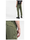 Men's Wappen Patch Straight Pants Khaki - STONE ISLAND - BALAAN 6