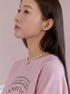 ANC VOLUME HEART PEARL NECKLACE_GOLD - ANOETIC - BALAAN 1