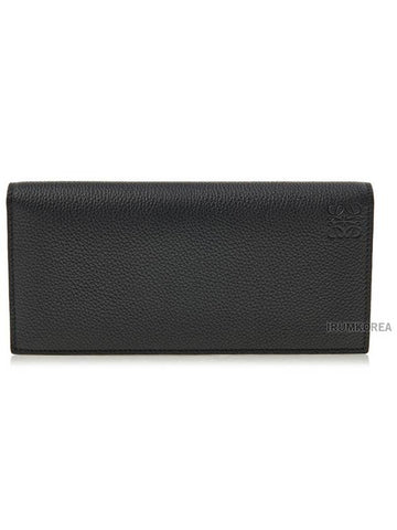 Logo Horizontal Long Wallet Black - LOEWE - BALAAN 1