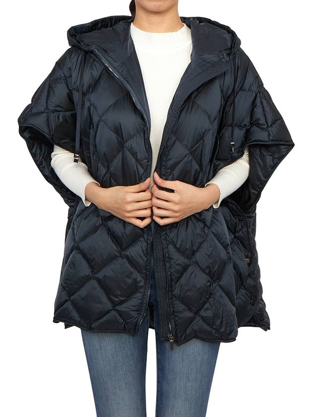 Treman Padded Cape Navy - MAX MARA - BALAAN 6