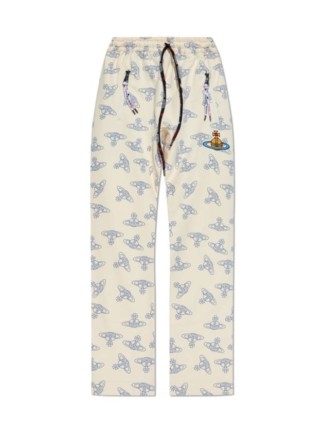 Vivienne Westwood Sweatpants With Logo Women s Cream - VIVIENNE WESTWOOD - BALAAN 2