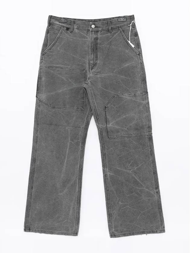 Patch Canvas Straight Pants Carbon Grey - ACNE STUDIOS - BALAAN 3