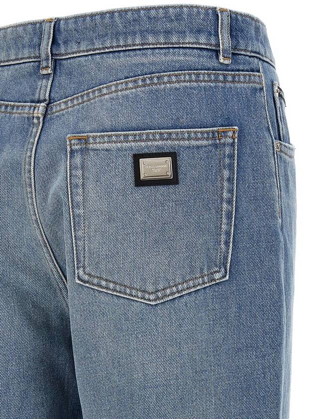 Dolce & Gabbana Blue Cotton Denim Jeans - DOLCE&GABBANA - BALAAN 4