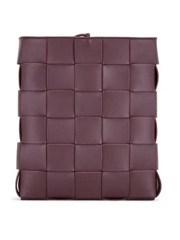 Intrecciato Cassette Cross Bag Grape - BOTTEGA VENETA - BALAAN 1