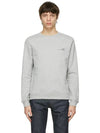 Men's Item Logo Sweatshirt Grey - A.P.C. - BALAAN 5