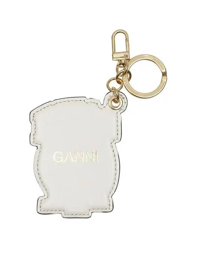 Peach Keyring Beige - GANNI - BALAAN 3