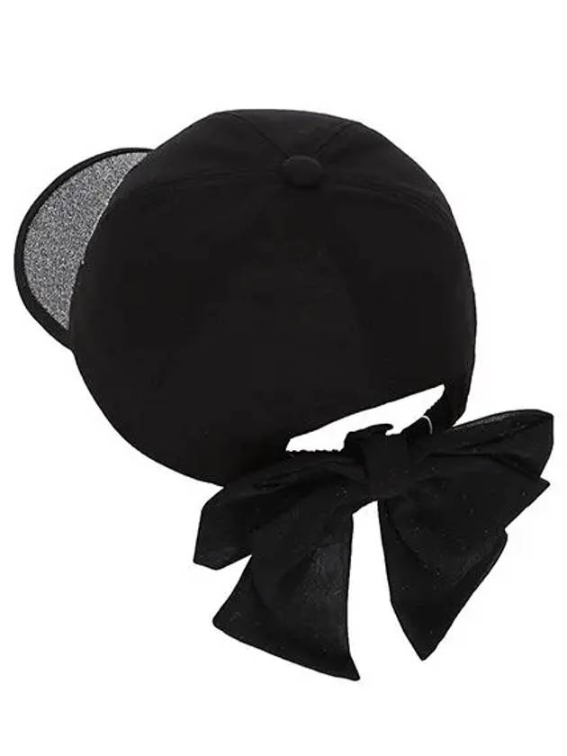 Terrier Embroidery Ribbon Ball Cap 8413LZSPBLACK - BLACK&WHITE - BALAAN 3