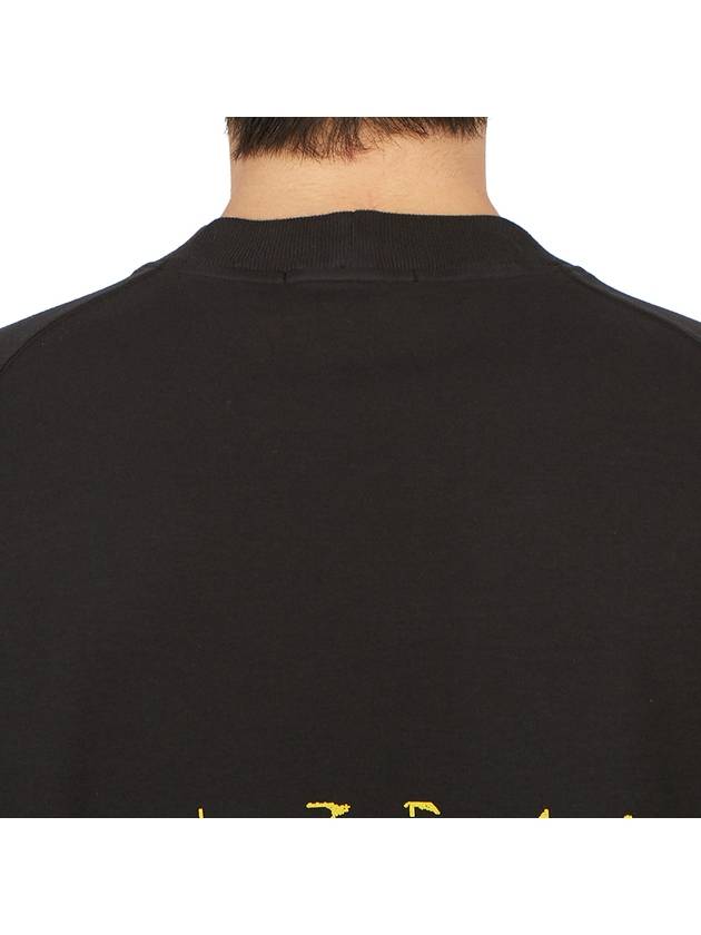 Shadow Project Interlock Mako Cotton Long Sleeve T-Shirt Black - STONE ISLAND - BALAAN 8