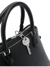 5AC Logo Patch Mini Tote Bag Black - MAISON MARGIELA - BALAAN 6