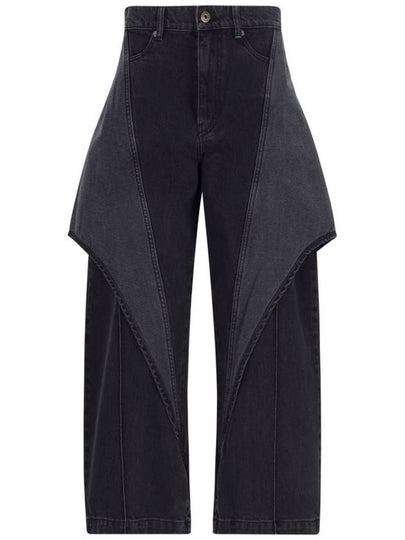 Cropped Sculptural Jeans Brown - JW ANDERSON - BALAAN 2