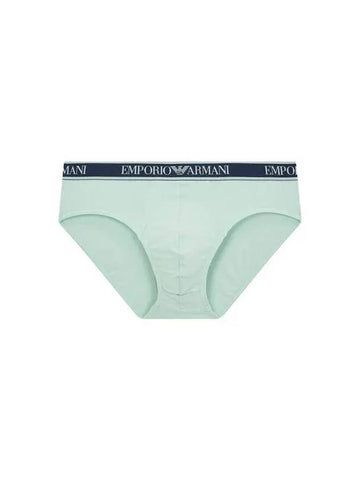 UNDERWEAR Men s Logo Banded Solid Stretch Briefs Mint - EMPORIO ARMANI - BALAAN 1