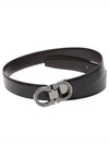 Free Cutting Reversible Belt Black - SALVATORE FERRAGAMO - BALAAN 2