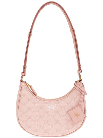 MCM Shoulder Bag With Lauretos Print, Women's, Pink - MCM - BALAAN 1