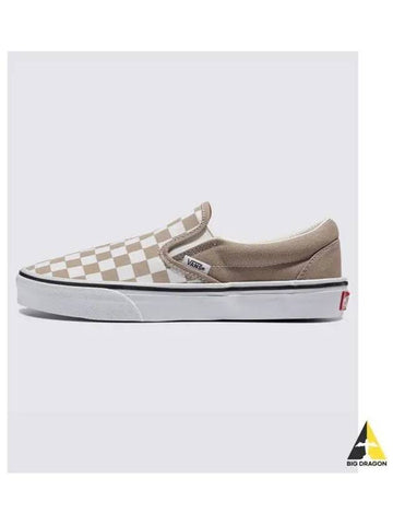 Classic Slip On Color THEORY Checkerboard Atmosphere VN0A2Z41HCZ1 - VANS - BALAAN 1