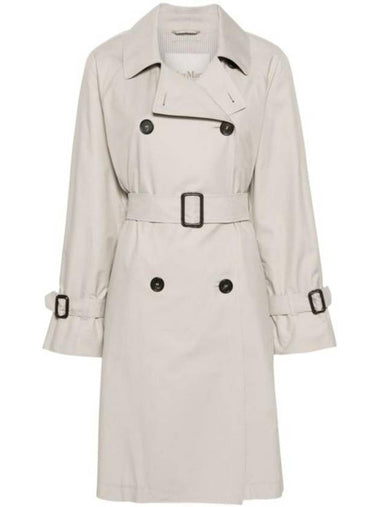 Trench Coat 2419021014600 002 Yellow Cream - MAX MARA - BALAAN 1