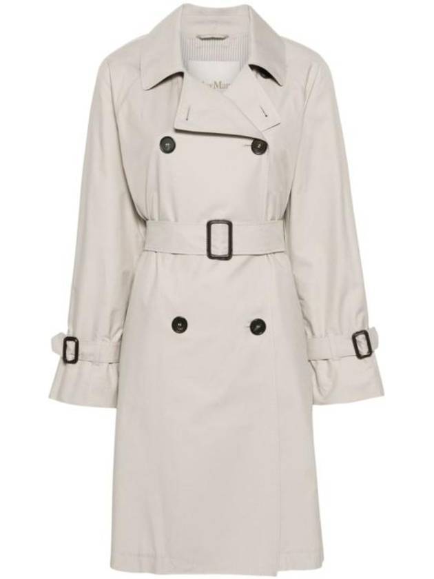 Titrench Belted Trench Coat Cream - MAX MARA - BALAAN 1