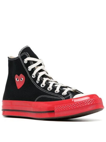 Comme Des Garçons Play Chuck 70 High Sneakers - COMME DES GARCONS PLAY - BALAAN 2