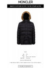 CLUNYE Fur Hood Down Padding Jacket Black Men s 1C00010 596K7 999 TLS - MONCLER - BALAAN 2