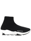 Speed Trainer High Top Sneakers Black - BALENCIAGA - BALAAN 2