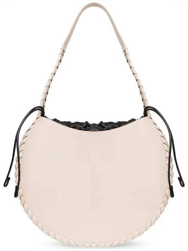 Mate Large Hobo Soft Leather Shoulder Bag Ivory - CHLOE - BALAAN 1