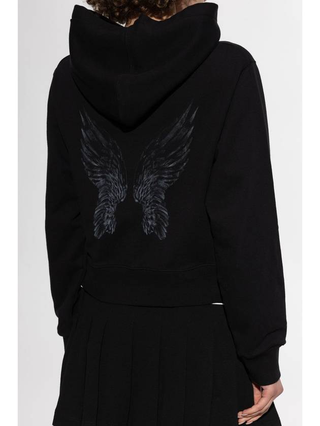 Palm Angels Sweatshirt With Logo, Women's, Black - PALM ANGELS - BALAAN 4