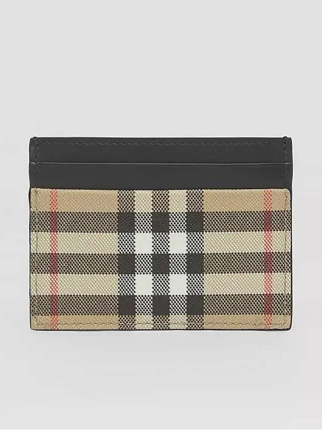 Men's Vintage Check Card Wallet Beige - BURBERRY - BALAAN 7