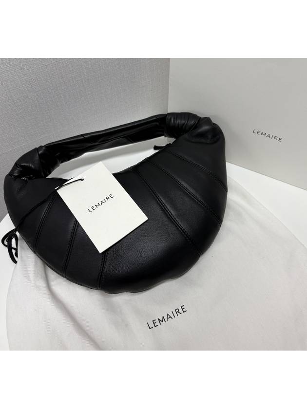 Mini Fortune Croissant Shoulder Bag Black - LEMAIRE - BALAAN 5