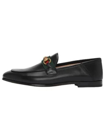 Web Stripe Horsebit Loafers Women s Shoes - GUCCI - BALAAN 1