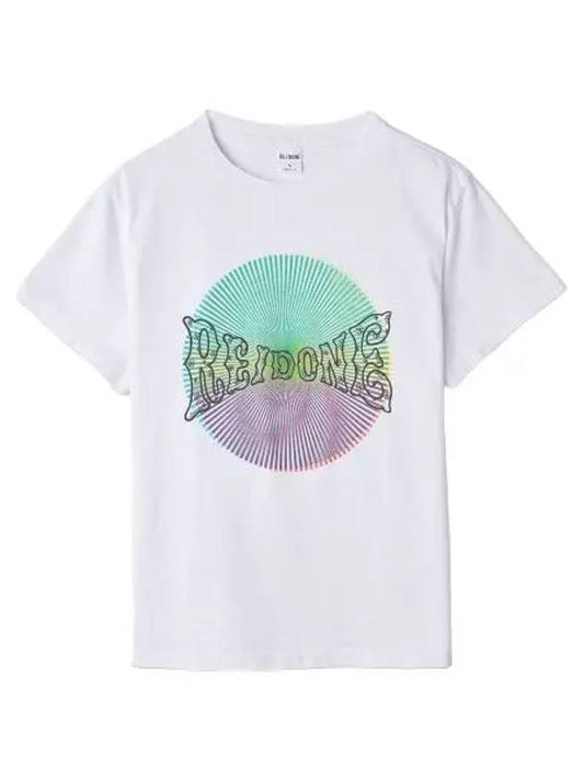 Classic Spiral Short Sleeve T Shirt Optic White Tee - RE/DONE - BALAAN 1