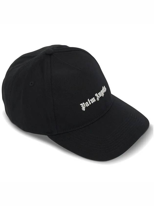 23SS Classic Logo Ball Cap Black PMLB052S22FAB001 1072 - PALM ANGELS - BALAAN 3