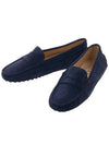 Gommino Suede Driving Shoes Blue - TOD'S - BALAAN 2