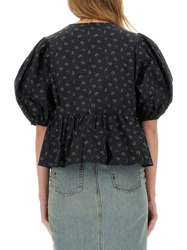 Ganni Poplin Blouse - GANNI - BALAAN 3