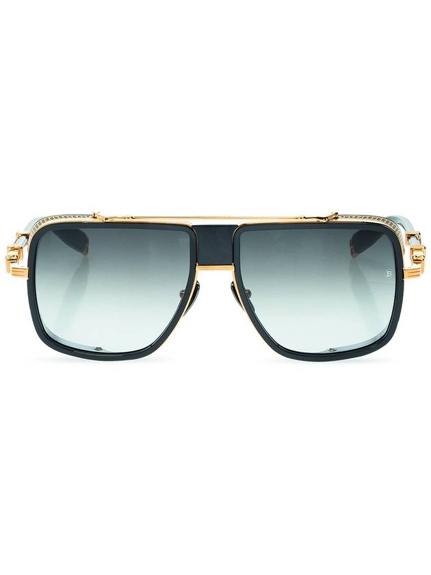 Balmain Sunglasses With Logo, Men's, Gold - BALMAIN - BALAAN 1