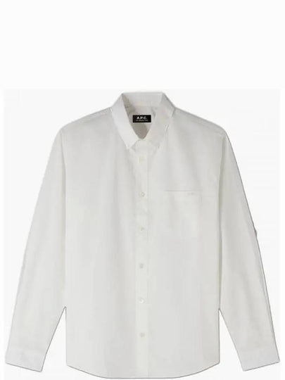 Edouard Long Sleeve Shirt White - A.P.C. - BALAAN 2