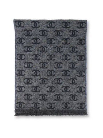 CC logo reversible cashmere muffler - CHANEL - BALAAN 1