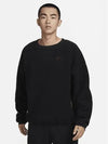 Club Fleece Winterized Crew Neck Sweatshirt Black - NIKE - BALAAN 2