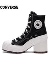 Women Chuck 70 Deluxe Heel High Top Sneakers Black - CONVERSE - BALAAN 2