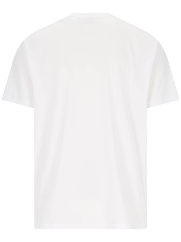 Logo Print Short Sleeve T-Shirt White - BURBERRY - BALAAN 3