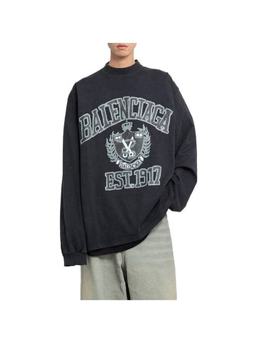 24 ss DIY College Long Sleeve T-Shirt 744449 TOVK1 8190 B0111016951 - BALENCIAGA - BALAAN 1