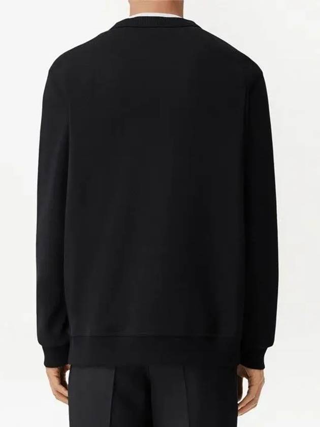 Front Logo Print Sweatshirt Black - BURBERRY - BALAAN 6