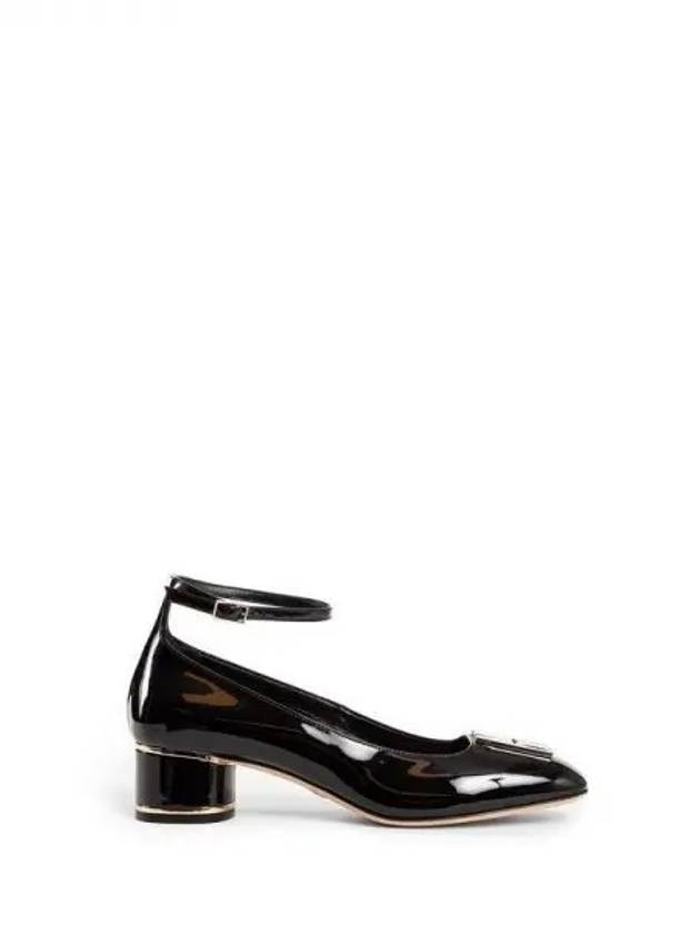 Dior logo embellished anklet leather pump heels - DIOR - BALAAN 1