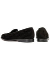 Timeless Oblique Velvet Loafers Black - DIOR - BALAAN.