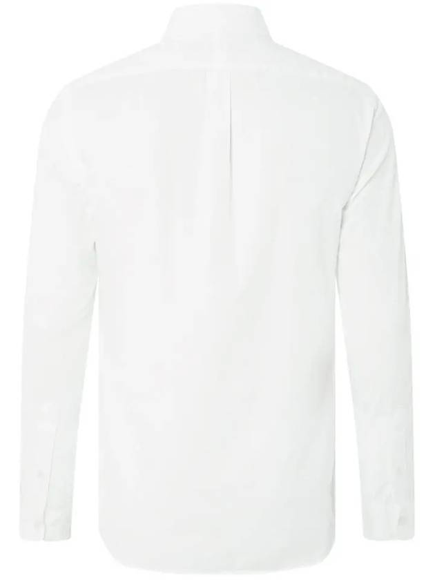 Men's Slim Fit Stretch Oxford Long Sleeve Shirt White - POLO RALPH LAUREN - BALAAN 4