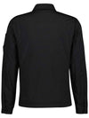 Men's Lens Wappen Two-Pocket Nylon Zip-Up Jacket Black - CP COMPANY - BALAAN 5