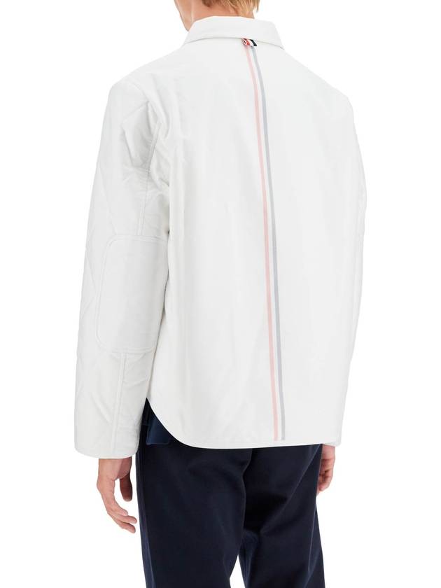 lightweight quilted cotton jacket - THOM BROWNE - BALAAN 3