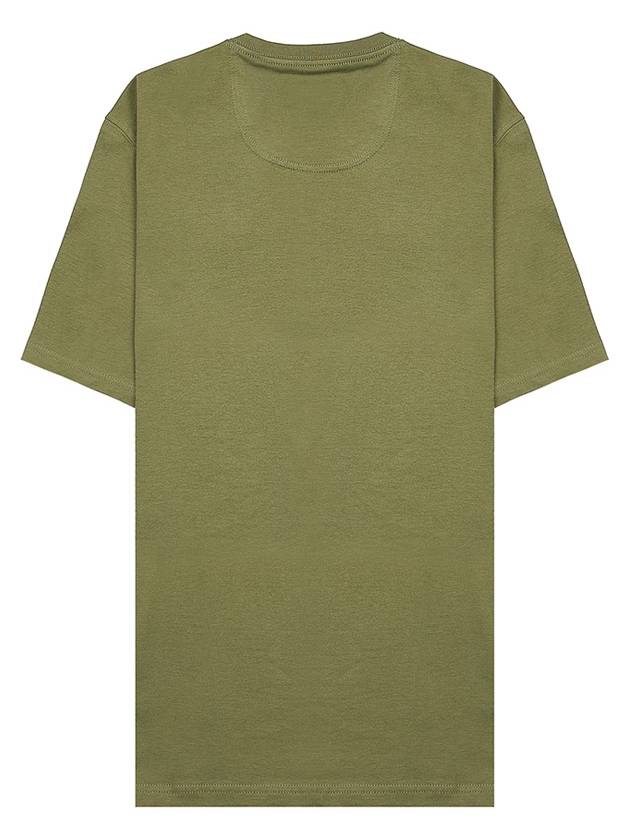 Men's Logo Print Short Sleeve T-Shirt Olive - BARBOUR - BALAAN 3