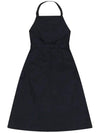 Nylon apron dress black - OFFGRID - BALAAN 3