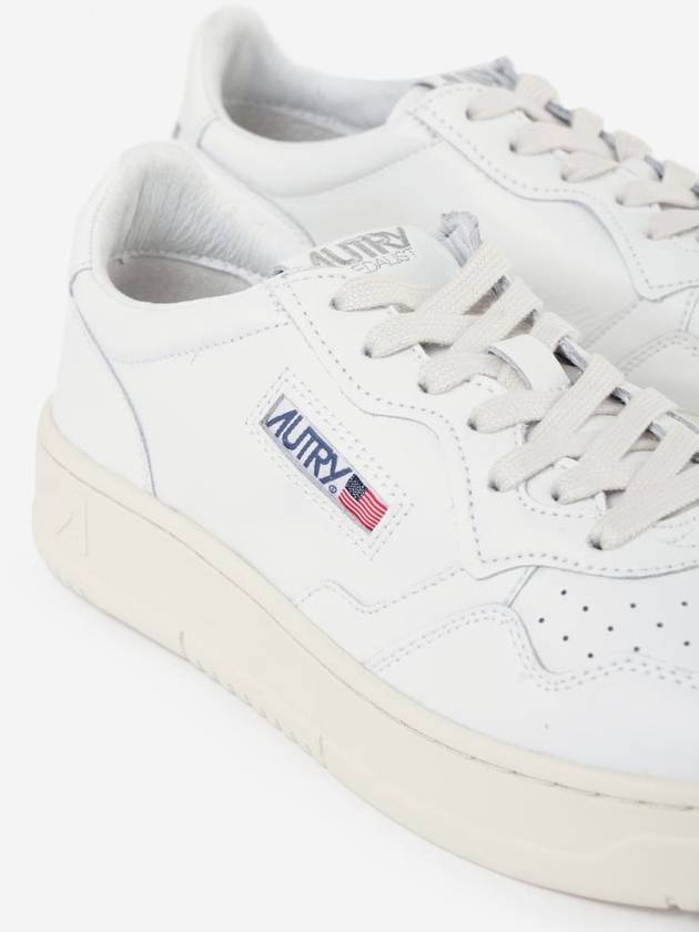 Medalist Leather Low Top Sneakers White - AUTRY - BALAAN 5