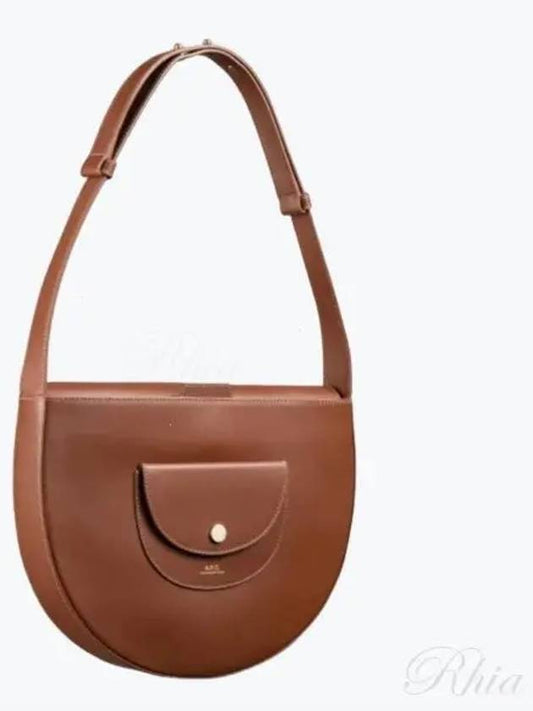 Semi Circle Pocket Bag Chestnut Brown - A.P.C. - BALAAN 2